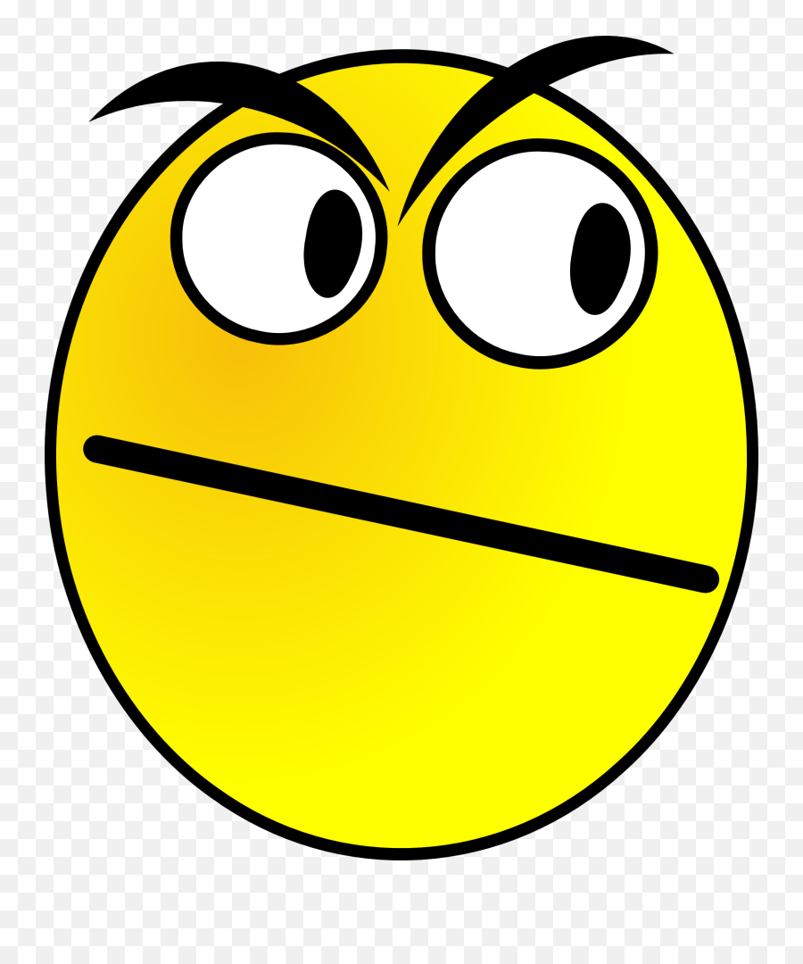 Angry Smiley Face Expression Png Picpng - Ekspresi Wajah Marah Kartun Emoji,Angry Emoticon