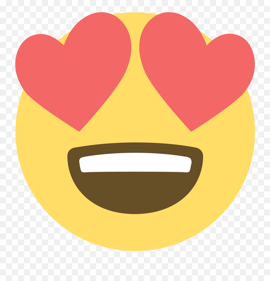 Emojione 1f60d - Emoji One Heart Eyes,Creative Commons Emoji