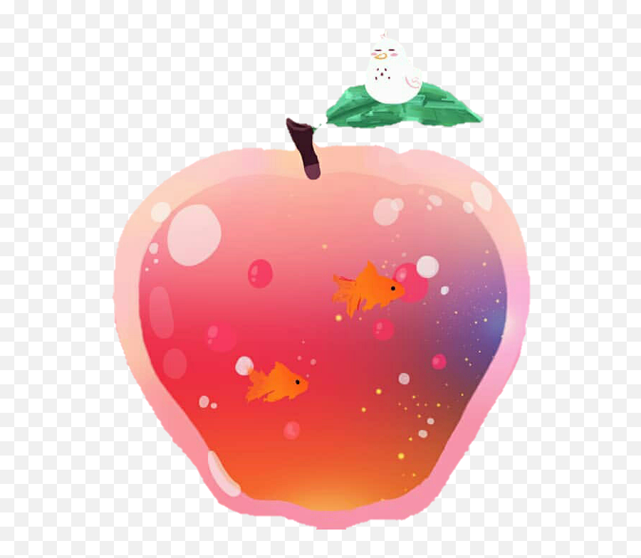 Jelly Fantasy Apple Goldfish Sticker - Fresh Emoji,Apple Fish Emoji