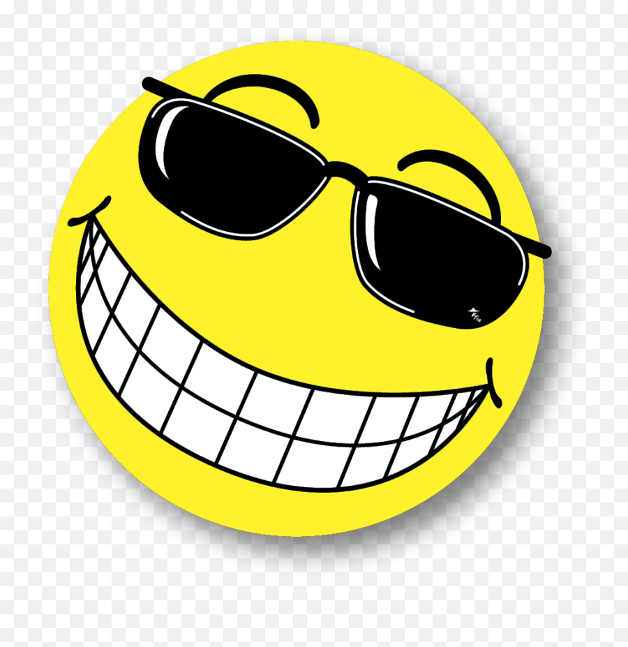 Smiley Face With Glasses Clip Art Photos On The Web - Smiling Face Emoji With Sunglases Png,Quebles Emoticons