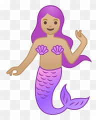 U200d Mermaid Medium - Light Skin Tone Emoji Emoji Medium Dark Skin Tone,Light Skin Emoji