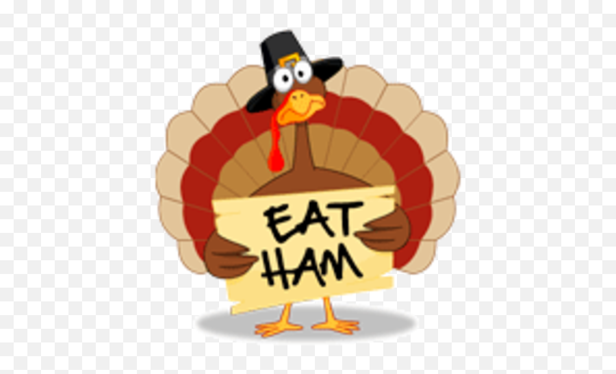 Smilies Album - Turkey Eat Ham Clipart Emoji,Free Animated Thanksgiving Emoticons