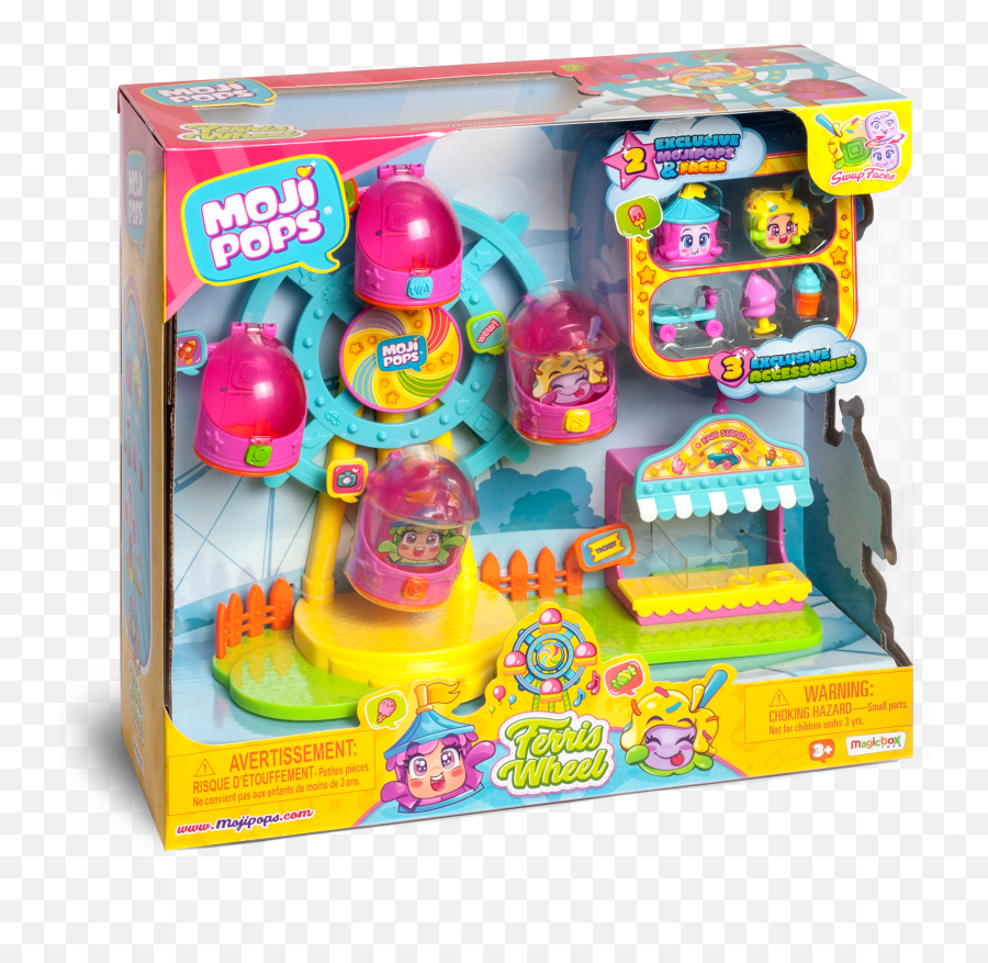 Playset Roda Gigante Moji Pops - Moji Pops Ferris Wheel Emoji,Risque Emoticons