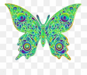 Top Touhou Butterfly Dream Stickers For - Trippy Butterfly Gif Emoji,Butterfly Emoji Ios