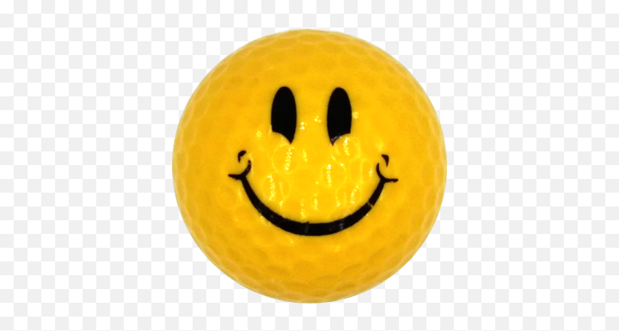 Smile Novelty Golf Balls - One Dozen Wide Grin Emoji,Emoticon Golf