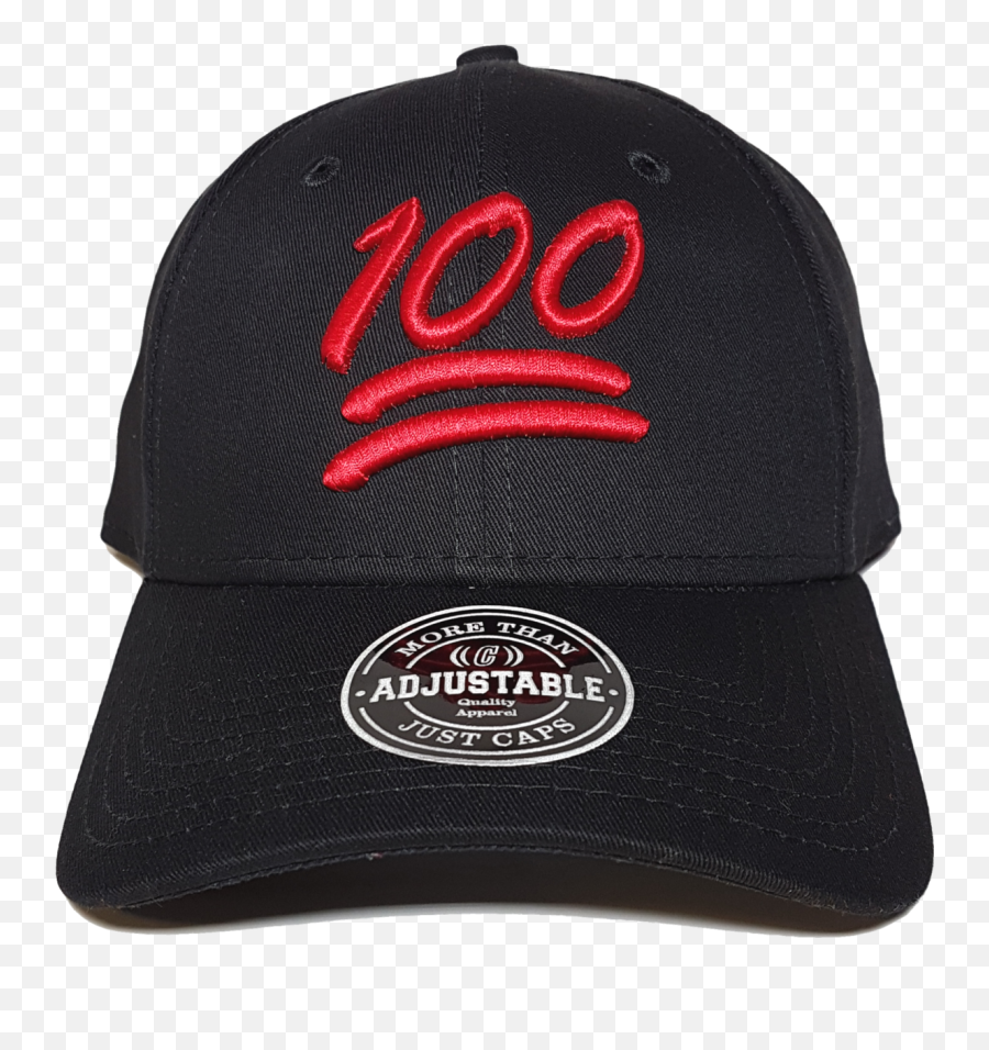 100 Emoji Cap Adjustable Black Velcro - For Baseball,Emoji Baseball Cap