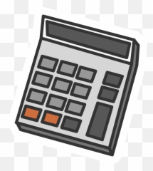 Calculator Pin - Calculator Club Penguin Emoji,Calculator Image Emojis