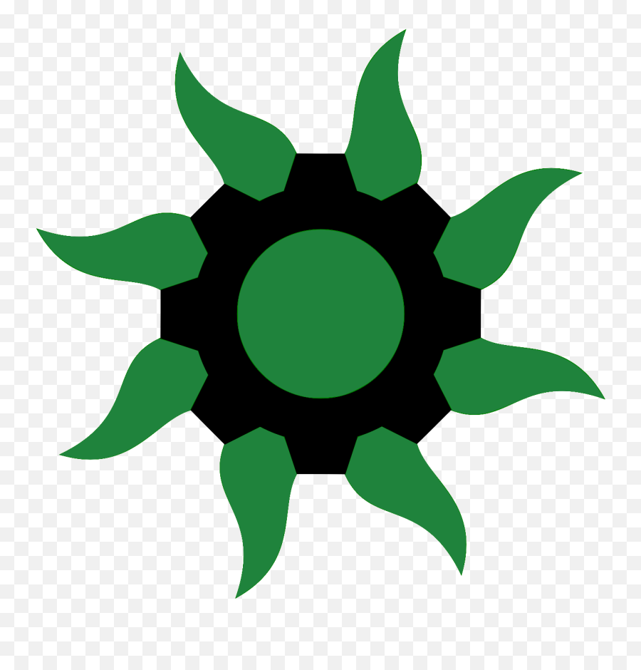An Eight - Solarpunk Symbol Emoji,Anarchism Flag Emoji