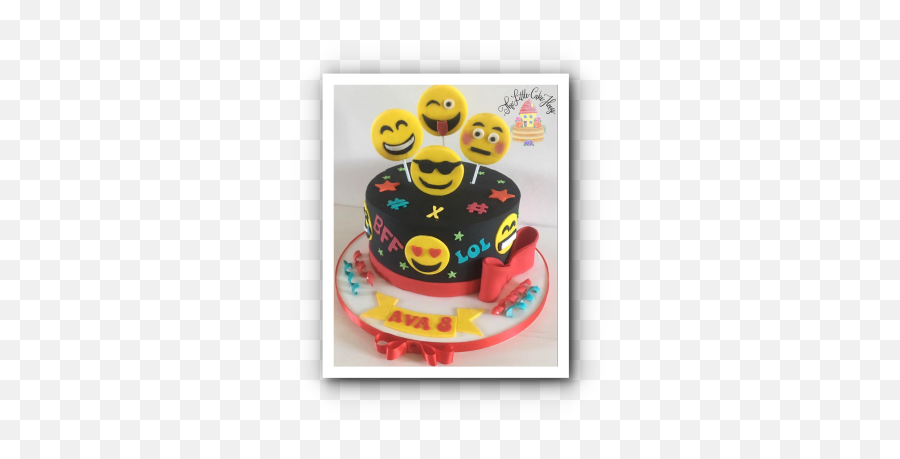 Childrens Cakes - Cake Decorating Supply Emoji,How To Make A Cake Emoticon