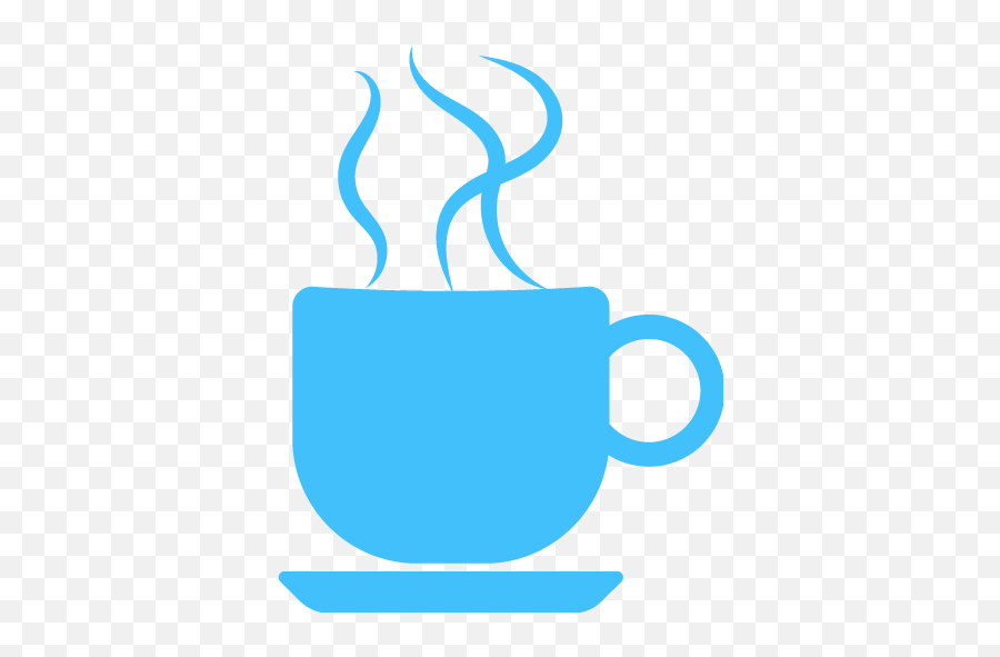 Caribbean Blue Coffee 6 Icon - Coffee Logo Png Black Emoji,Facebook Teacup Emoticon