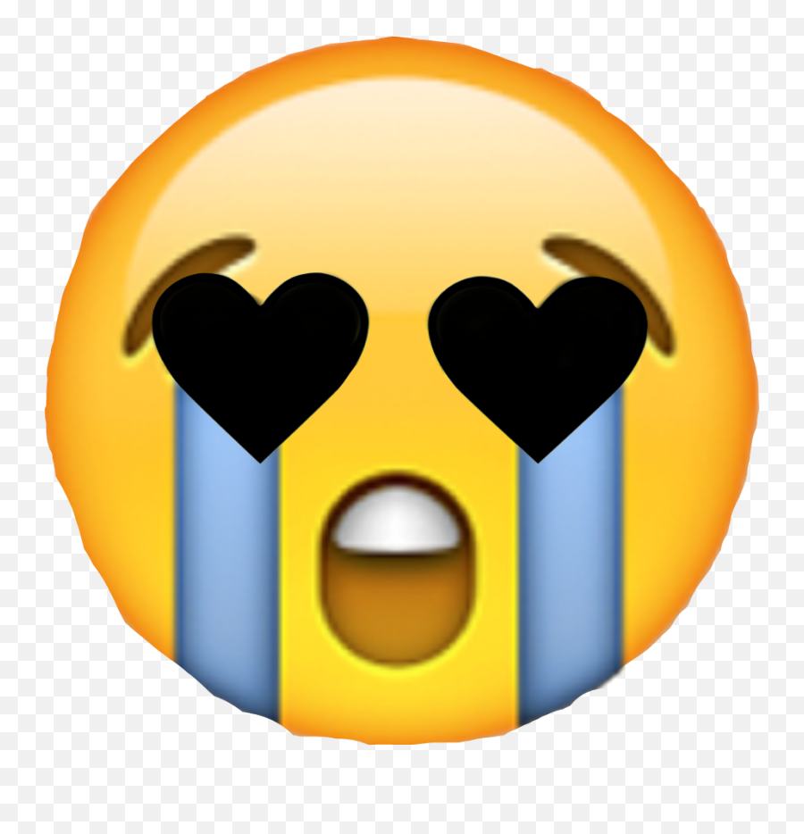 Love Emoji Crying Cryingemoji Sticker - Crying Devil Emoji,Crying Love Emoji Meme