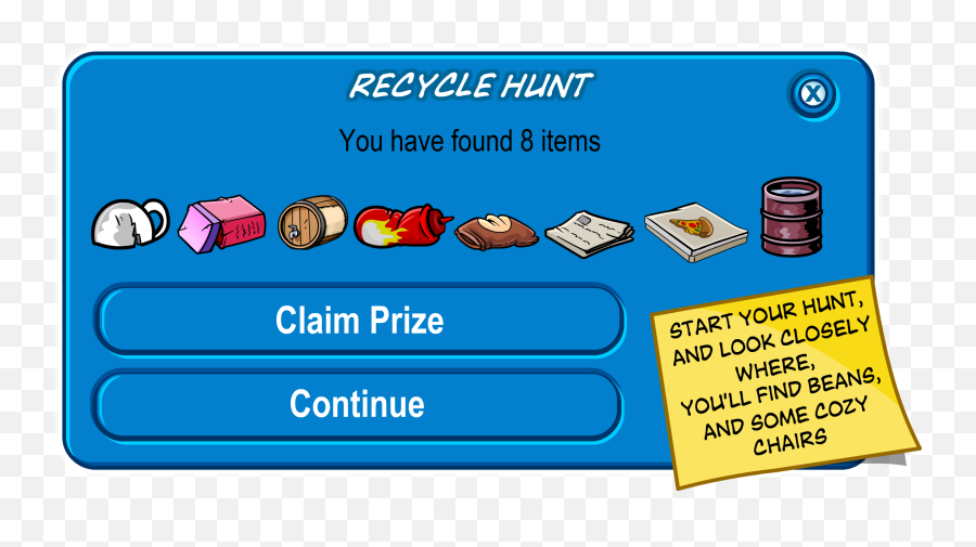 Recycle Hunt - Club Penguin Easter Egg Hunt Emoji,Recycle Emojis