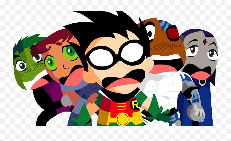 Teen Titans Raven - Teen Titans Chibi Emoji,Teen Titans Raven Emotion Scence