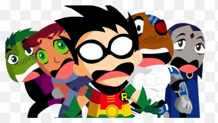 Teen Titans Raven - Teen Titans Chibi Emoji,Teen Titans Raven Emotion Scence