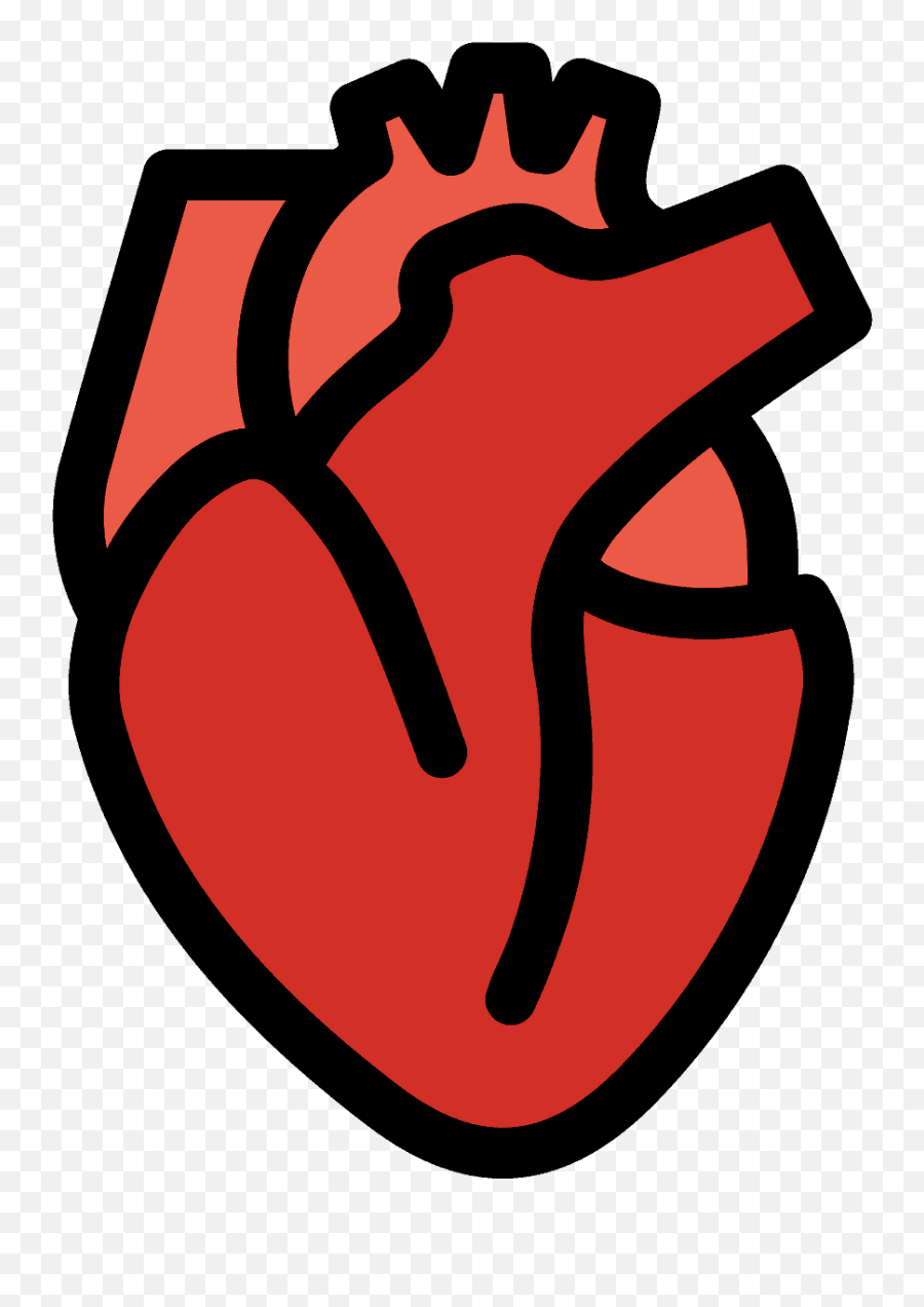 Anatomical Heart Emoji Clipart Free Download Transparent - Human Heart Emoji,Heart Eye Emoji