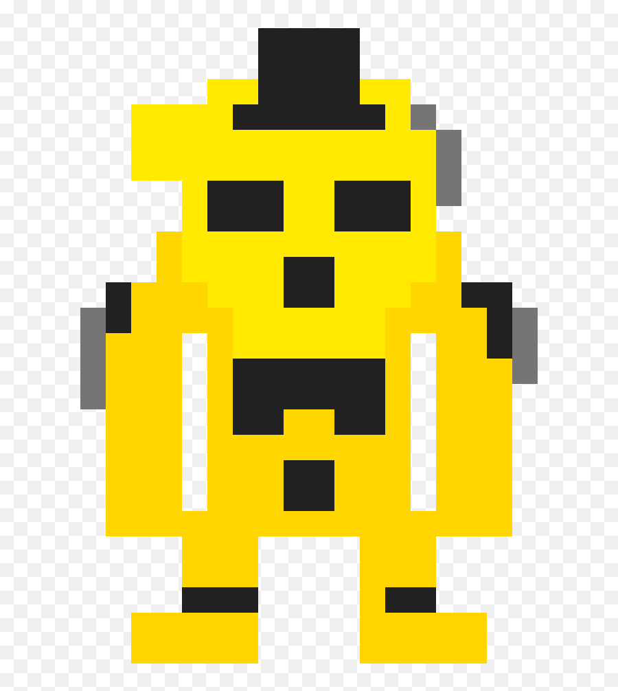 Pixilart - Withered Golden Freddy Sprite By Theepixtrap Emoji,Deviantart Freddy Emoticon