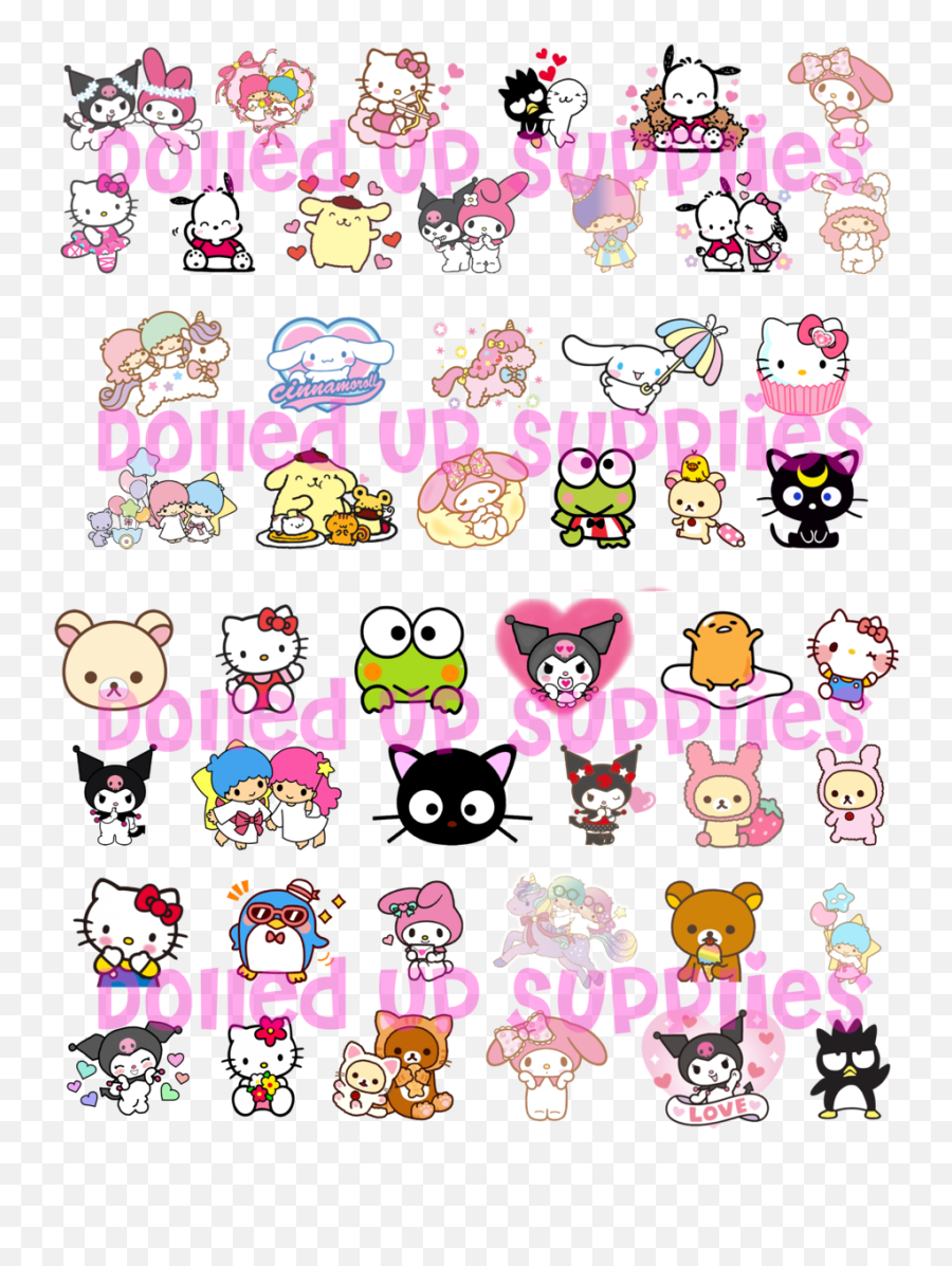 Mixed Japanese Characters - Girly Emoji,Pom Pom Emoticon Japanee