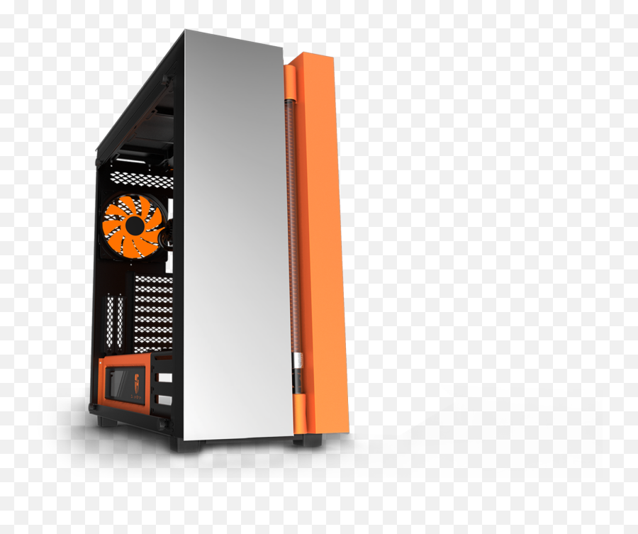New Ark 90 Electro Limited Edition - Deepcool Orange Case Emoji,Microphone Emoji Ark