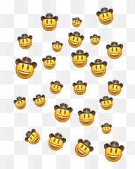 The Most Edited Cowboyemoji Picsart - Happy,Clown Emoticon Tumblr