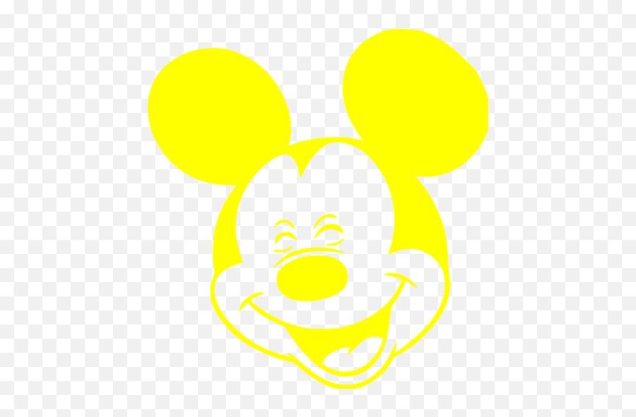 Yellow Mickey Mouse 38 Icon - Free Yellow Mickey Mouse Icons Emoji,Mickey Mouse Mad Face Emotion