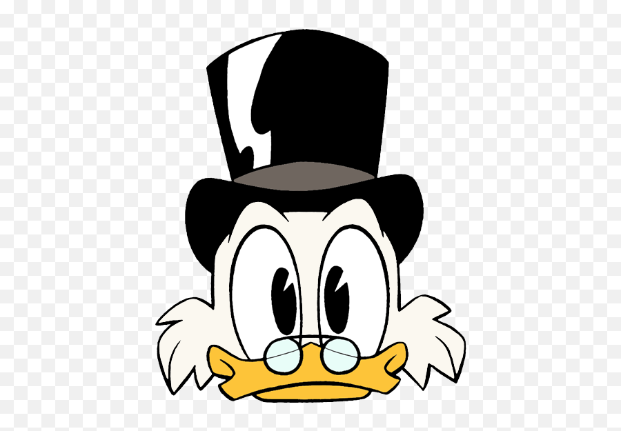 Cartoon Disney Face Emoji Sticker - Ducktales Scrooge Mcduck Face,Cartoon Emoji