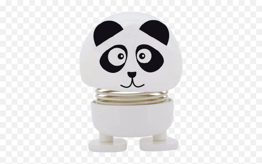 Neo Bobble Head Panda Emoji Plastic Car Air Freshener,Fast Car Emoji