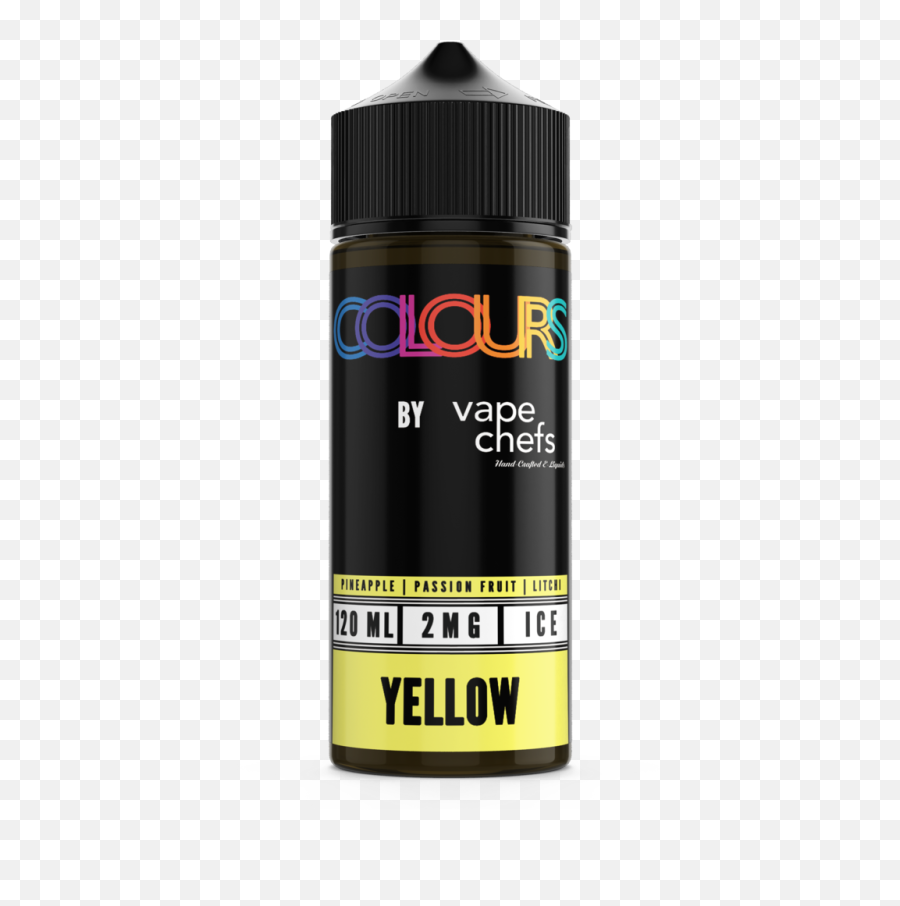 Yellow By Vape Chefs 120ml - Bottle Emoji,Passion Fruit Emoji