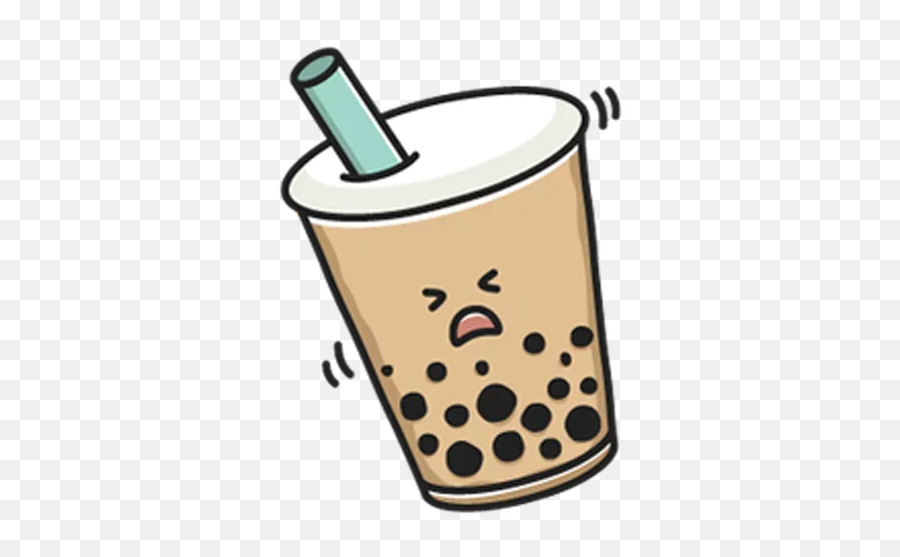 Telegram Sticker From Bubble Tea Pack Emoji,Boba Emojis