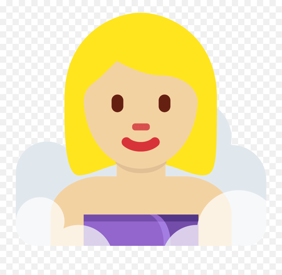 Woman In Steamy Room Emoji Clipart - Happy,Activity Emojis