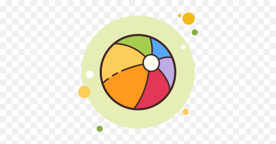 Marco Polo Icon In Circle Bubbles Style Emoji,Beachball Emoji