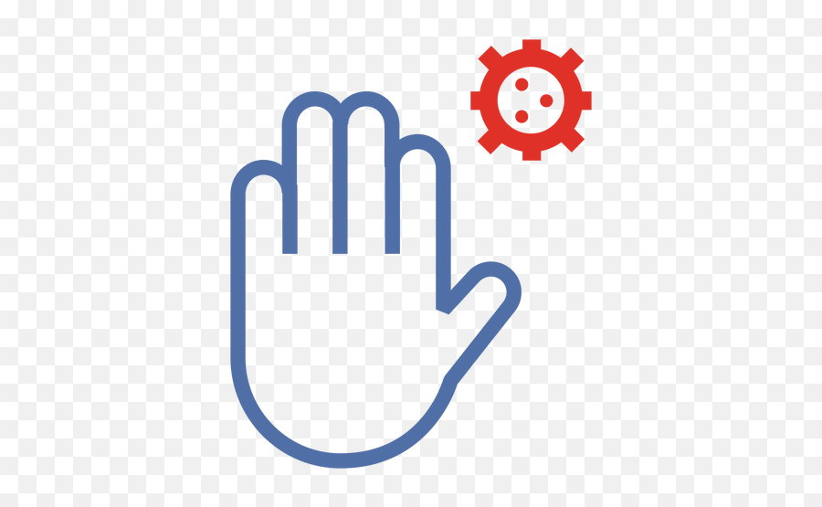 Covid 19 Stop Hand Stroke Icon Transparent Png U0026 Svg Vector Emoji,Stop Hand Signal Emoji