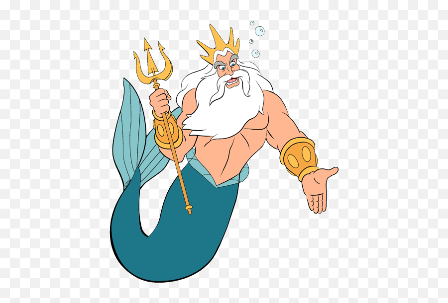 Monster Mountain - King Triton Little Mermaid Clipart Emoji,Pervy Eyes Emoji