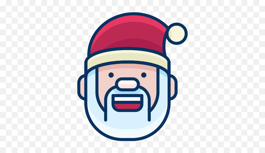 Happy Smiley Smile Emoticon Santa - Icon Emoji,Santa Emoji