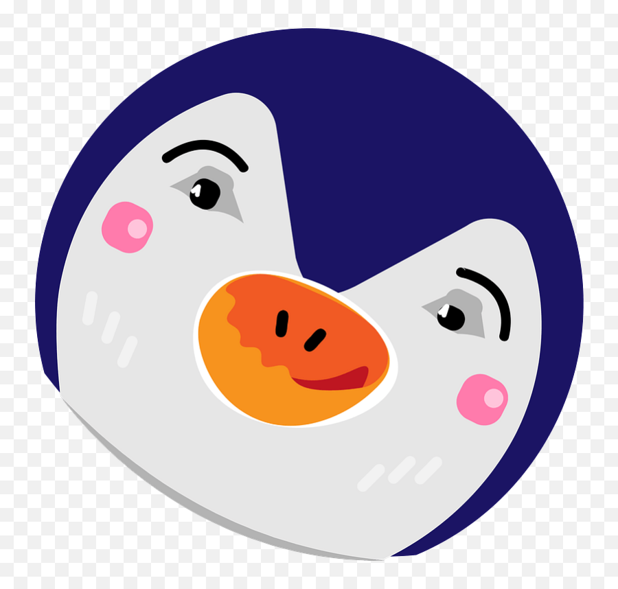 Penguin Head Clipart Free Download Transparent Png Creazilla - Happy Emoji,Penguin Emoticons