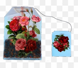 Teabag Roses Tea Sticker By Lucia Gloria Zivago - Decorative Emoji,Teabag Emoji