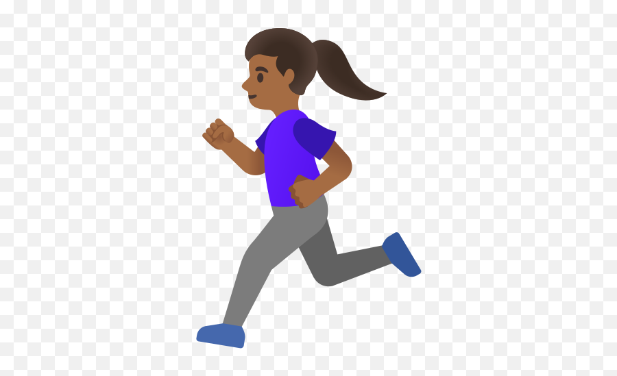 U200d Woman Running Medium - Dark Skin Tone Emoji Emoji,Girls Emoji Shorts