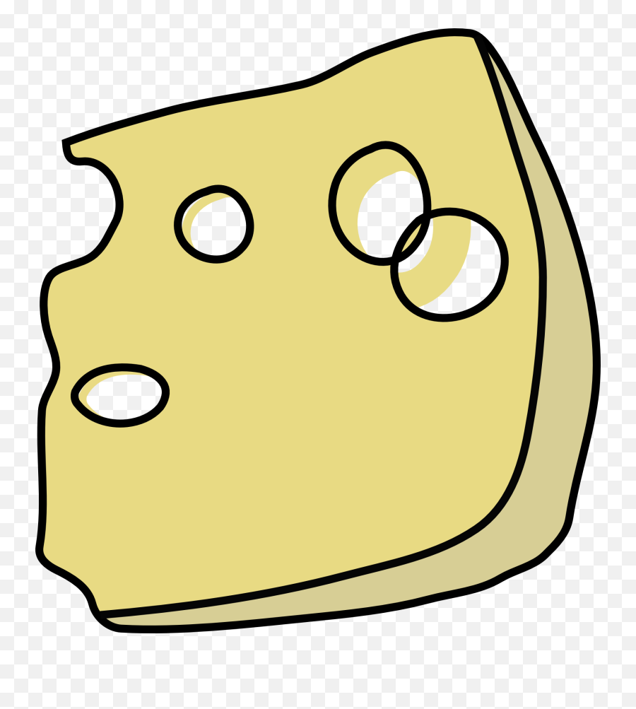 Swiss Cheese Wedge - Transparent Background Swiss Cheese Slice Transparent Emoji,Cheese Wedge Emoji