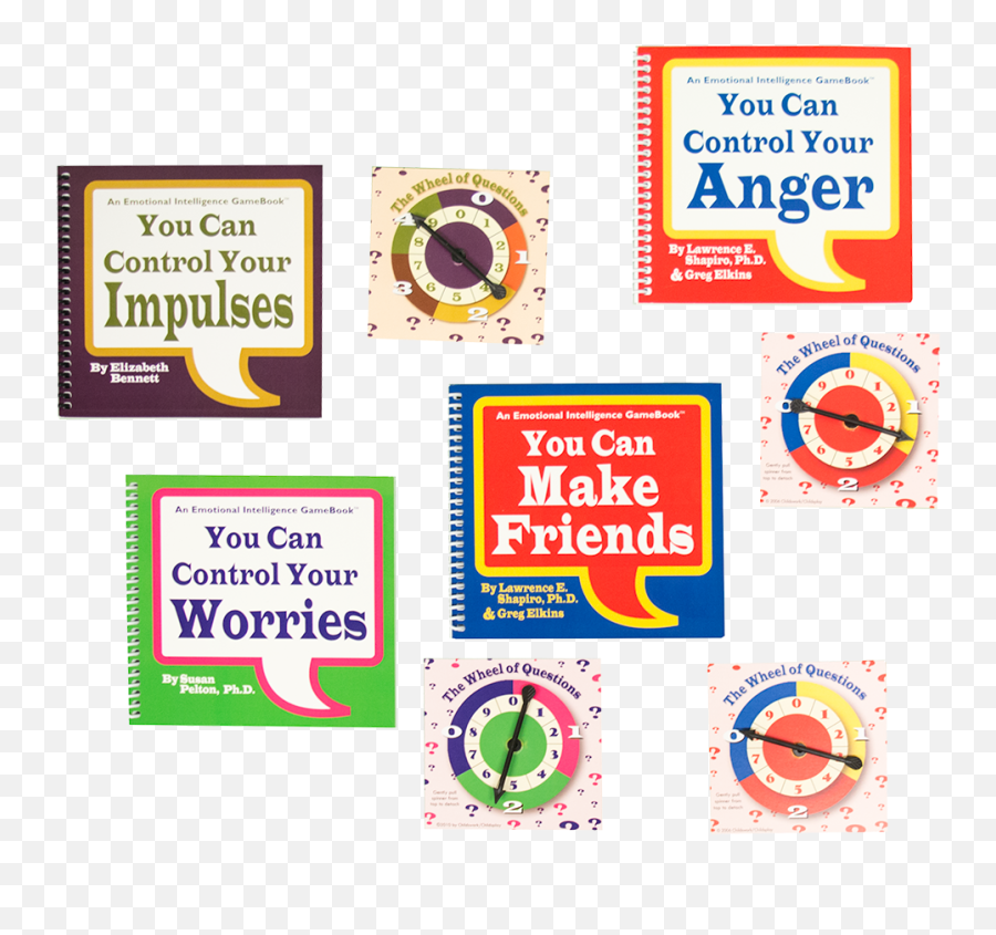 Spin U0026 Learn Game Books U2014 Childs Work Childs Play - Vertical Emoji,Books On Controlling Your Emotions