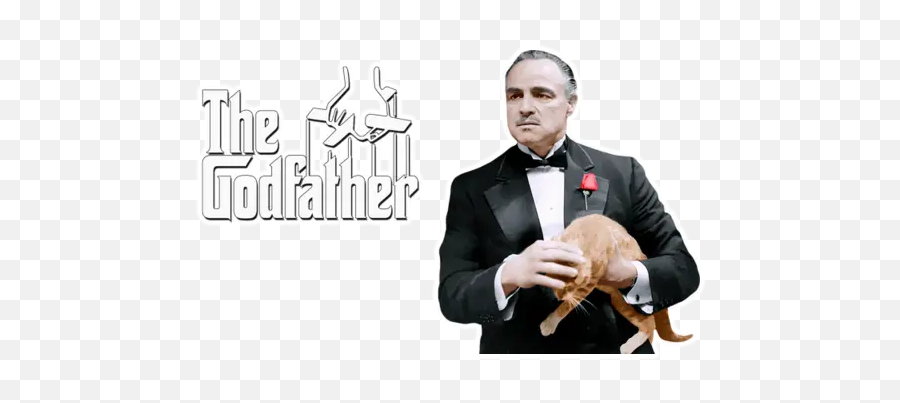 Godfather Stickers For Whatsapp - Godfather Black And White Emoji,The Godfather Emoji
