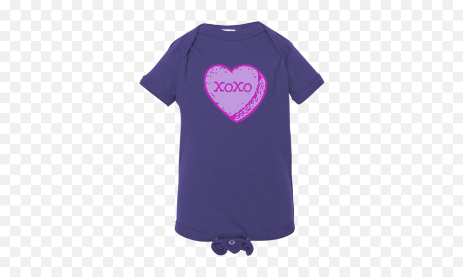 Candy Heart Xoxo Baby Onesie - 4 H Onesie Emoji,100 Emoji Onesie