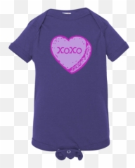 Candy Heart Xoxo Baby Onesie - 4 H Onesie Emoji,100 Emoji Onesie