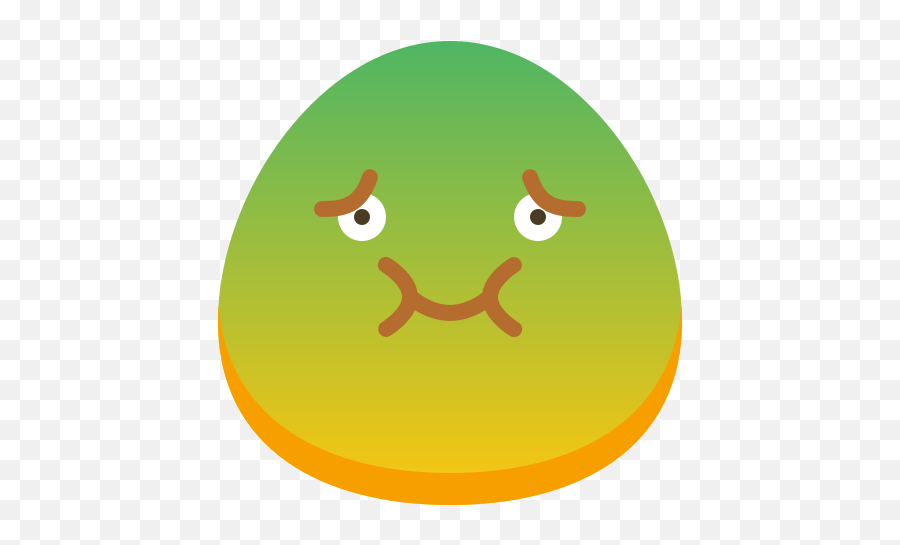 Nausea - Happy Emoji,Nauseated Emoticon