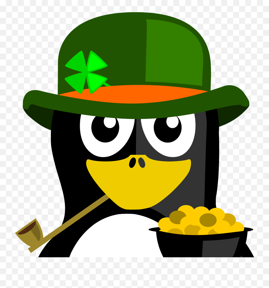 Irish Penguin Clipart - Penguins Emoji,Irish Emoji Free