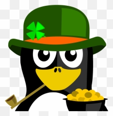 Irish Penguin Clipart - Penguins Emoji,Irish Emoji Free