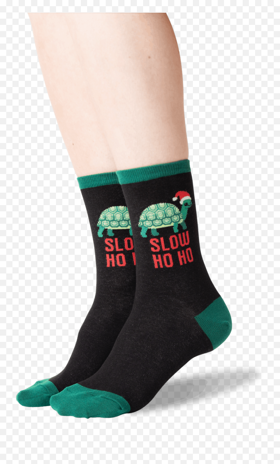 Womenu0027s Slow Ho Ho Socks - Black Unisex Emoji,Mrs Claus Emoji