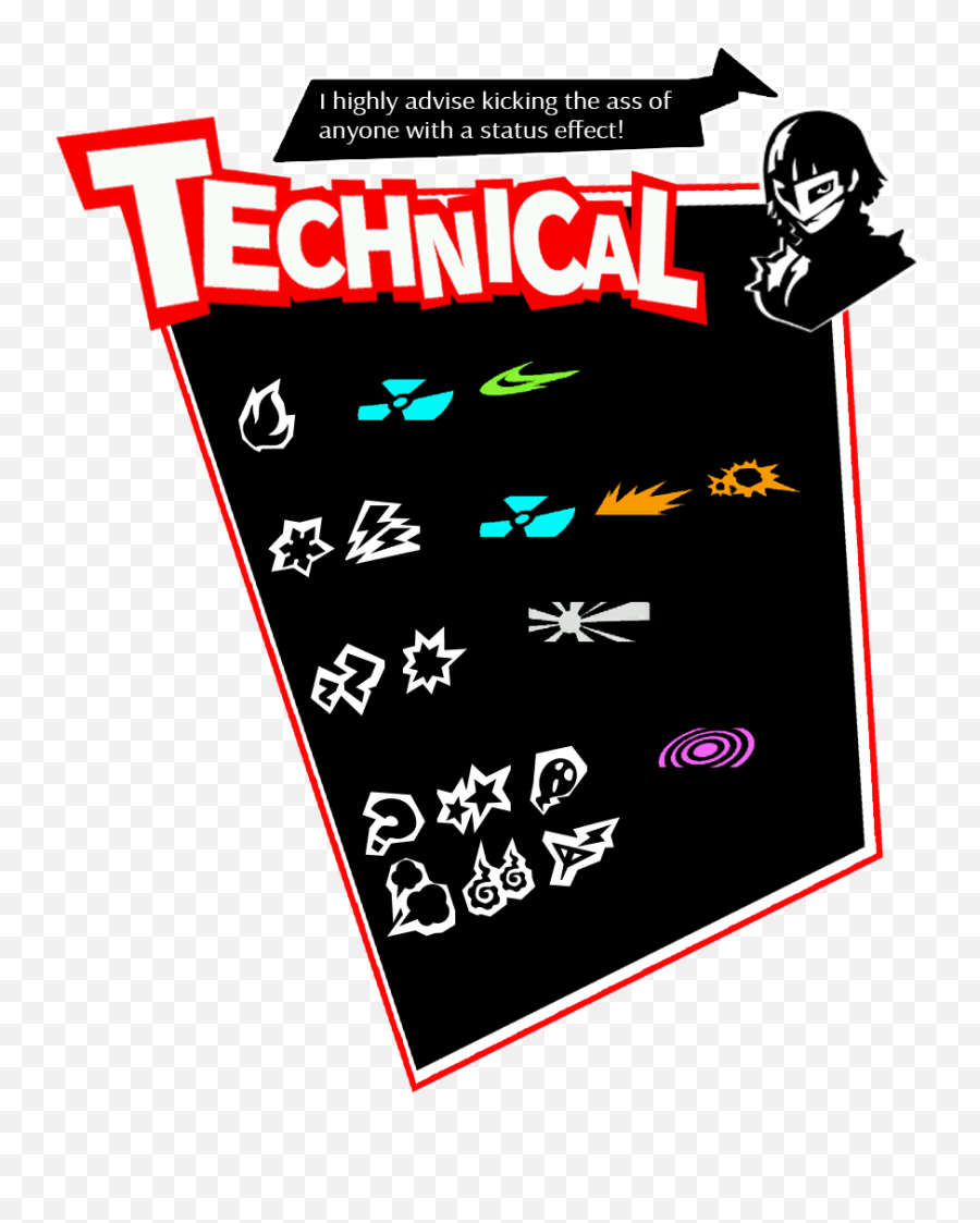 Sharing A Stylised Technical Type Persona 5 Royal Technical Chart