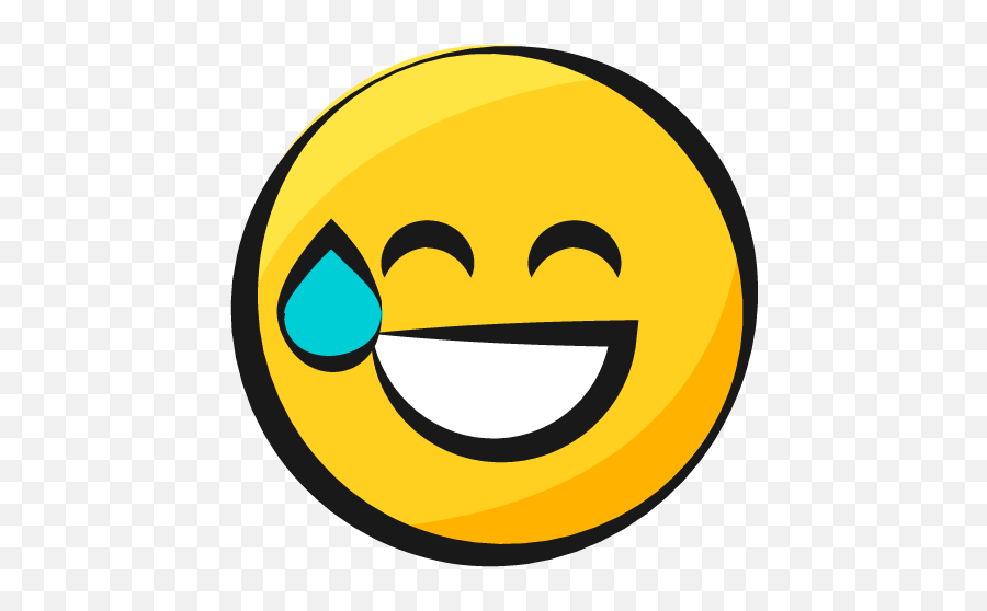 Smiley Jaune Emoji Yellow Embarrasse Embarrassed Image - Wide Grin,Comment Emoji