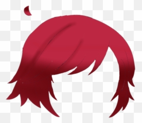 Hair Hairgacha Sticker - Gacha Life Red Hair Stickers Emoji,Hair Fli Emojis