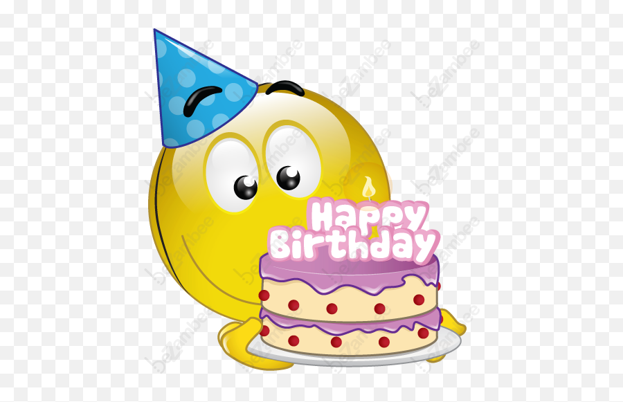 Birthday Wishes With Smiley - Page 6 Birthday Party Emoji,Happy Birthday Emoticon