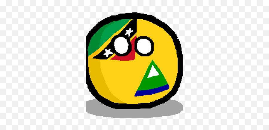 Nevisball Polandball Wiki Fandom - Countryball Lsk Emoji,Maori Emoticon